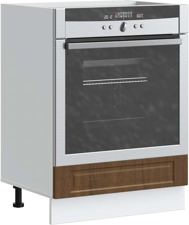 Herdumbauschrank Porto Braun Eichen-Optik Holzwerkstoff vidaXL