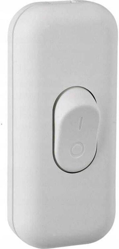 Durchgangsdraht-Wippschalter für 1-poliges Kabel 2,5A 250V Weiß