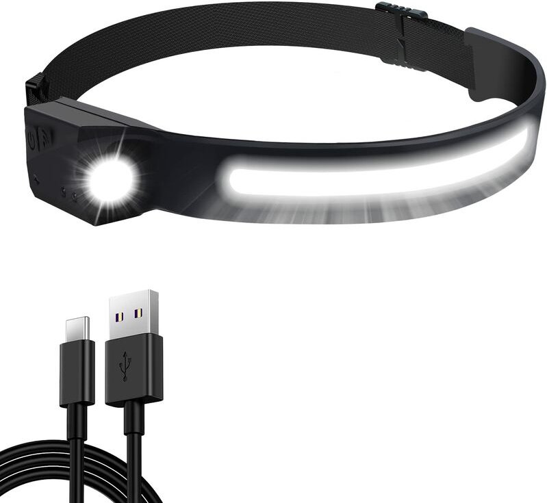 ZVD - 5 Style usb wiederaufladbarer wasserdichter LED-Scheinwerfer mit Laufen, Camping, Fahrradhelm, Angeln, Reparieren,...