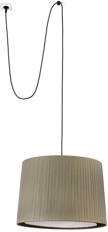 SAMBA Hängelampe schwarz/grün mit Stecker 68604-46