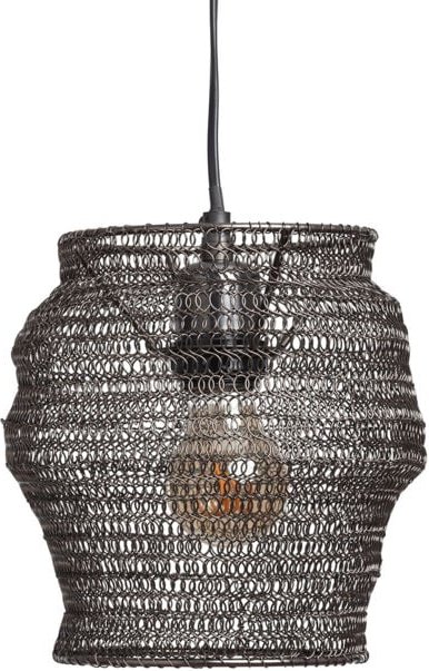 Pendelleuchte Metall Kimolos Schwarz