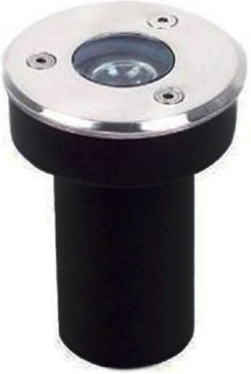 Trade Shop Traesio - Trade Shop - Runder Bodeneinbaustrahler 1W led Kaltweiß und Warmweiß -