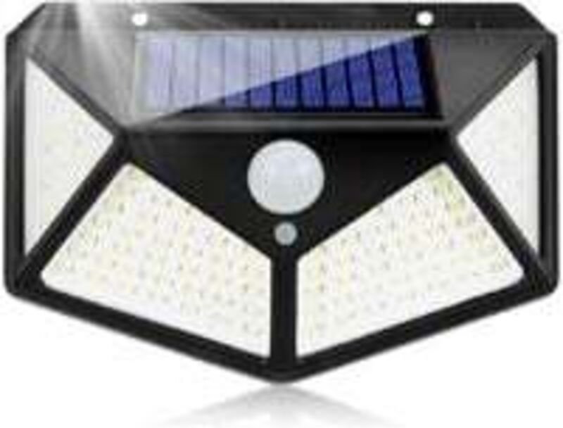 Ersandy - Solarleuchte für den Außenbereich, Bewegungsmelder, LED-Projektor, Außenwandbeleuchtung, Solarstrahler, IP65, ...