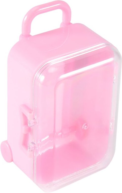Tlily - Rosa Mini-Roller Reisekoffer Pralinenschachtel Persoenlichkeit kreative Hochzeit Gepaeck Trolley Kandis Spielzeu...