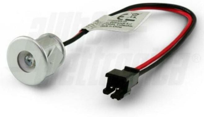 Alpha Elettronica - suite 0.3w 12v 3000k grauer led-einbaustrahler - jo388/020ww