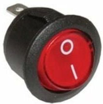 SCI - Rot leuchtender Aus-(Ein)-Wippschalter 10a R13112bf02br2n2