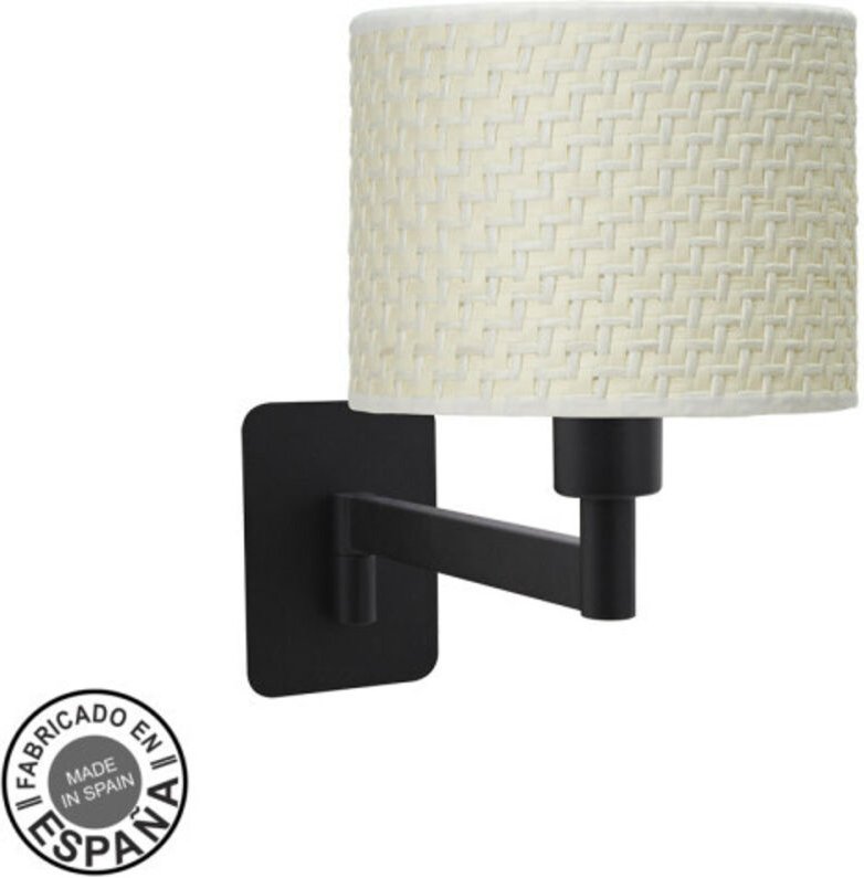 Fashion Wandleuchte 1xe14 schwarz/braun weiß 26x17x28 cm