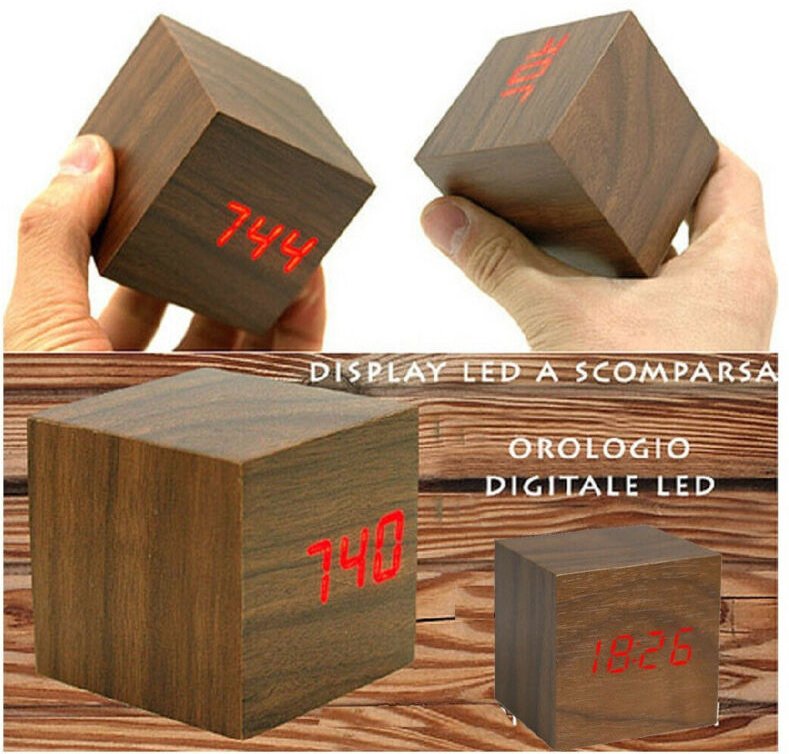 Trade Shop Traesio - Trade Shop - digital orology led effect effect auf cubo temperature -