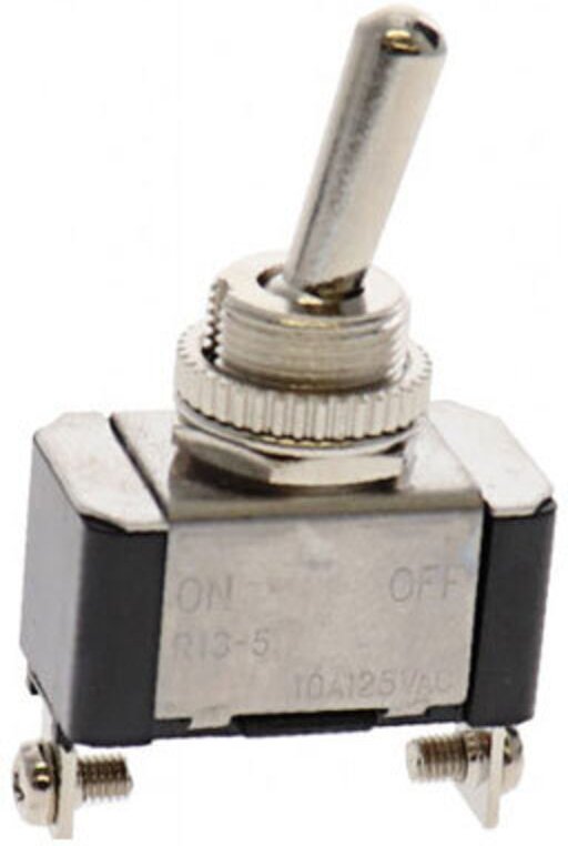 20-A-Kippschalter für Lampen – Ein/Aus-Mechanismus – 12 mm Montagedurchmesser – Abmessungen: 16 x 19 mm – Spannung: 12/2...