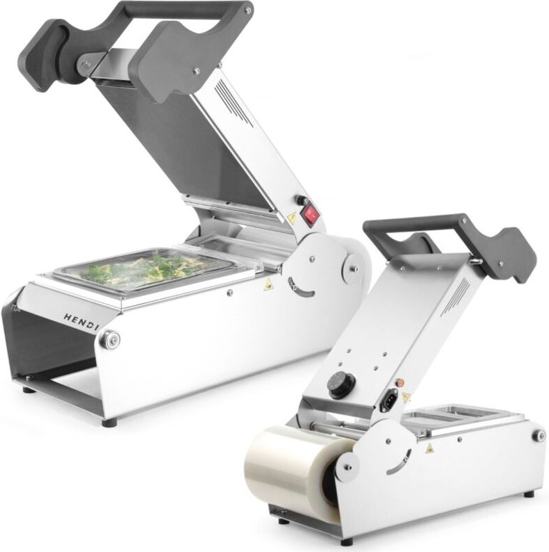 Versiegelungsgerät für Tablettbehälter zum Mitnehmen + Matrix 700 W - Hendi 976722