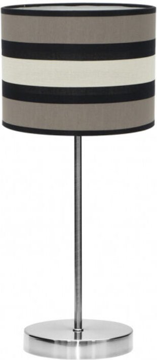 Große Tischleuchte mit Lampenschirm Modell karla Chrom - Fabrilamp