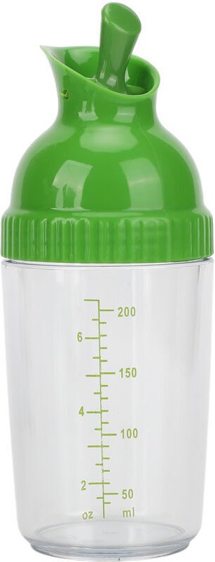 200 ml BPA-freier Salatdressing-Shaker, auslaufsicheres Salatdressing-Glas mit Deckel für die Küche, vielseitiges Küchen...