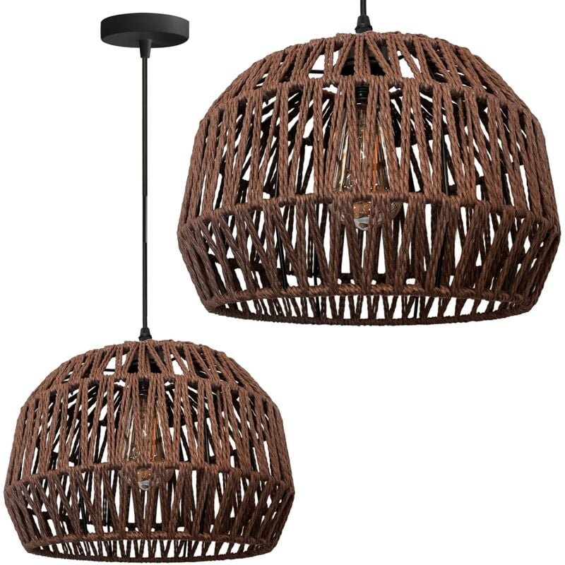 Toolight Lampe App1292-1cp Boho Brown