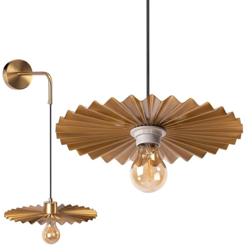 Wandlampe APP1356-1W old gold 30 cm