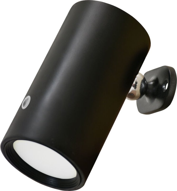 Led Akku Clip-Leuchte, IP54, schwarz - REV