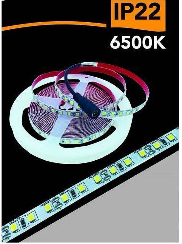 Trade Shop - LED-Streifen 2835 Streifen 5MT Lichtrolle 3000K 4000K 6500K blau IP22 2835-12V -