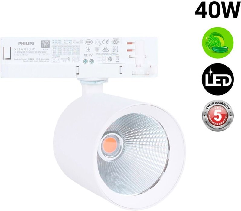 Thumbnail - LED 3-Phasen-Schienenstrahler 40W - Für Gemüse - Philips