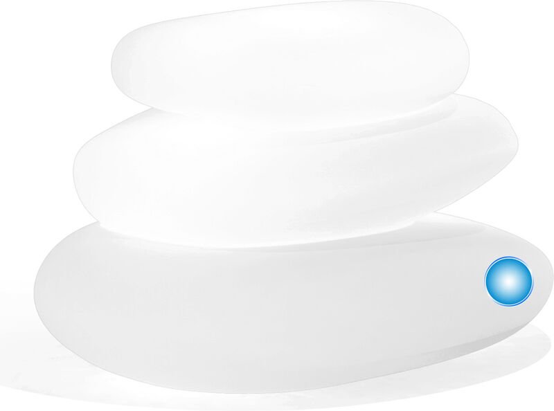 Gartenmöbelzubehör Lampe 75X62X47 h mod. Eden Bright Blaue Lampe