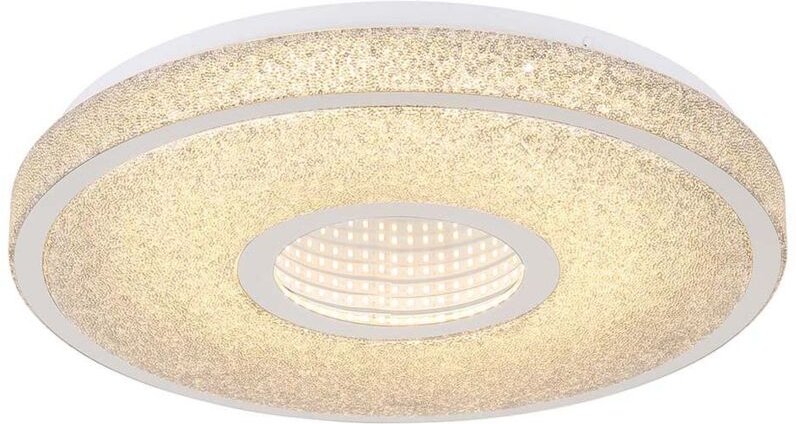 Deckenleuchte Deckenlampe Wohnzimmerleuchte Kristalle 3D Effekt LED D 38 cm