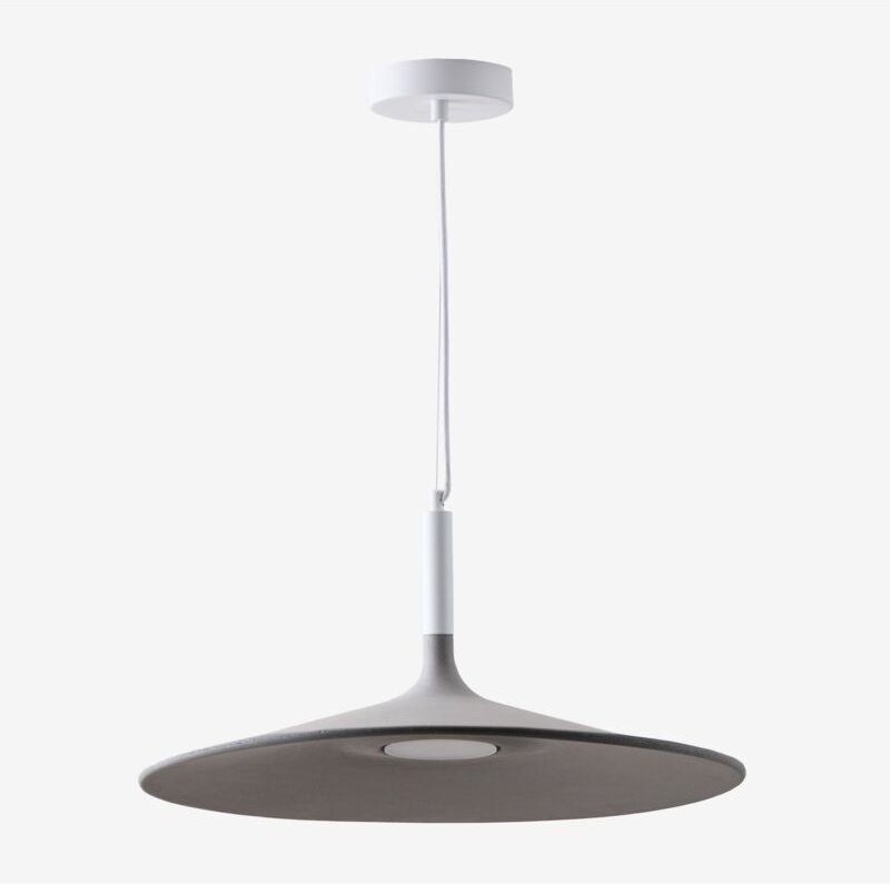 Sklum - Kaula LED-Deckenleuchte Ø50 cm Weiss - Helles Grau