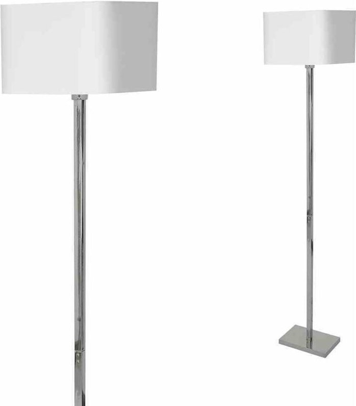 Stehleuchte NAPOLI WEISS/CHROM 1xE27