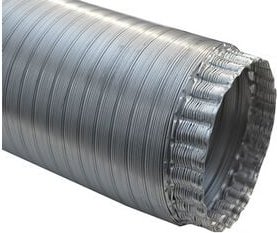 3 Meter langer Aluminiumschlauch.