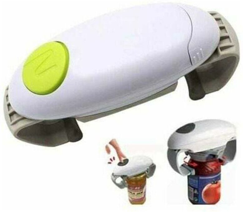 Automatischer Glasöffner, One-Touch-Glasöffner, Küchenwerkzeug, elektrischer Dosenöffner für ältere Menschen und Arthrit...