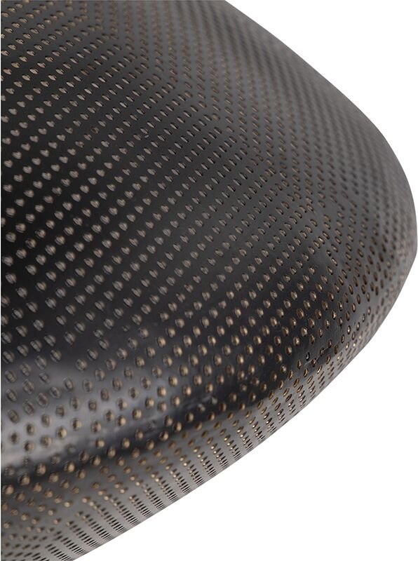 Thumbnail - Design Hängelampe schwarz mit Gold 60 cm - Radiance