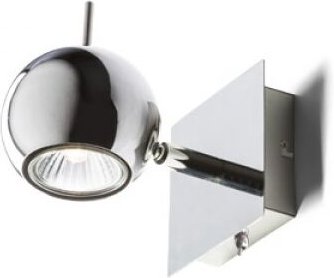 Wandleuchte glossy i chrom 230V led GU10 8W