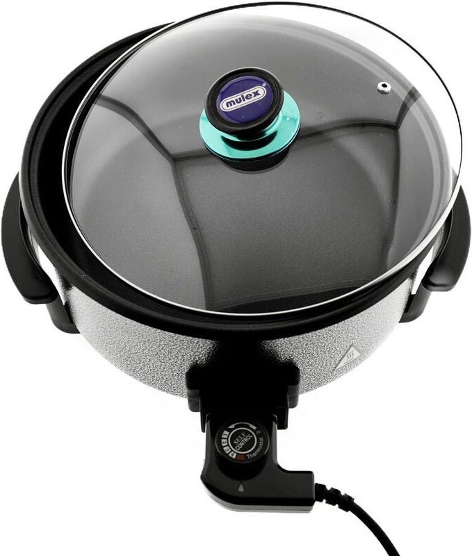 Thumbnail - Pizza Pan Pfanne Ø32cm 1500W Multifunktionspfanne Grillpfanne Antihaftbeschichtet Ø32/9cm