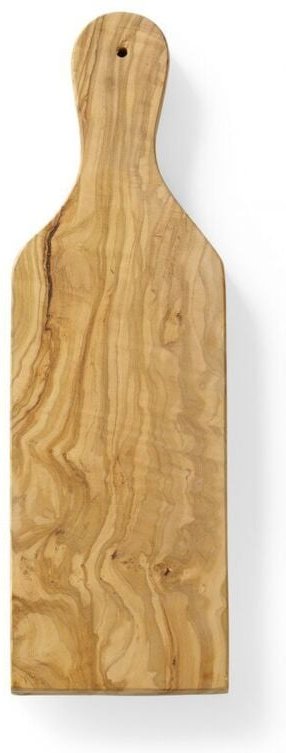 Servierbrett aus Olivenholz mit Griff 600 x 200 x 18 mm - Hendi 505267