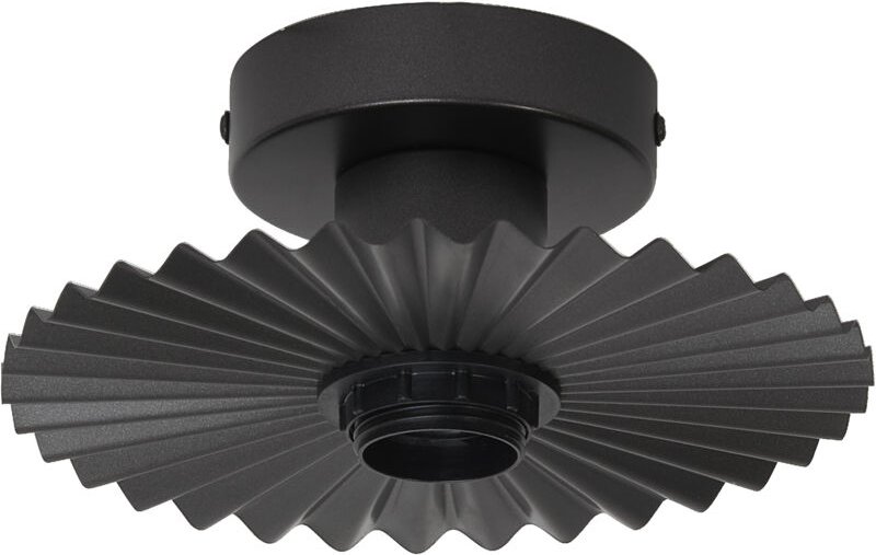 Decor Plissee Ceiling E27 Dark Grey - Ledvance