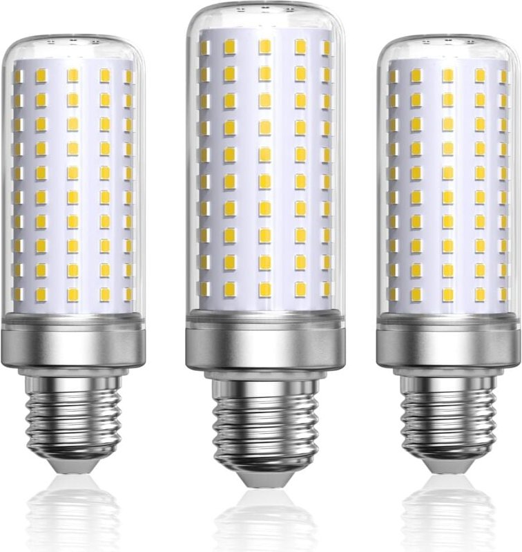 Ersandy - LED-Maisbirne E27, Kaltweiß 6000 k, 1800 lm, entspricht 200 w Halogenlampe, Maisbirnen E27, LED-Lampe für Wohn...