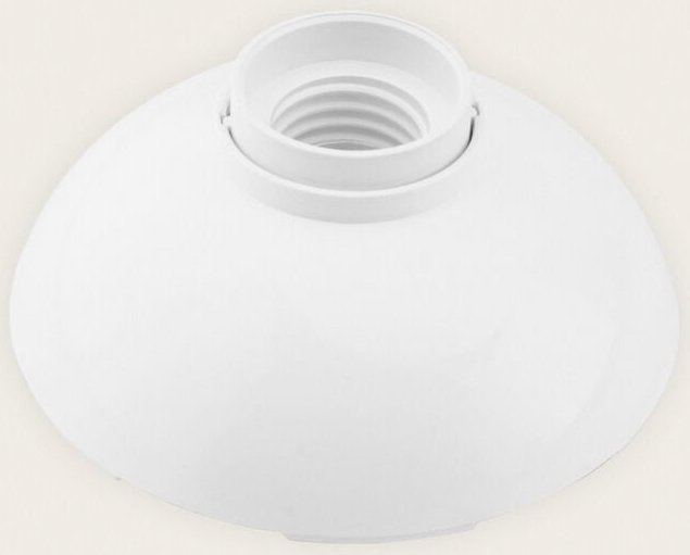 Ledkia - Lampenfassung Kugelförmig Oberfläche für led Glühbirnen E27 Weiß