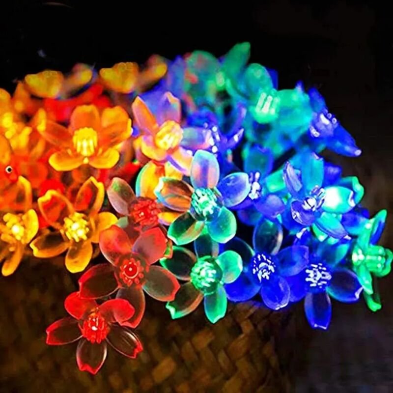 Solar-Lichterkette für den Außenbereich – Wasserdichte Gartenbeleuchtung mit 8 Lichtmodi und Fernbedienung, Ideal für Ho...