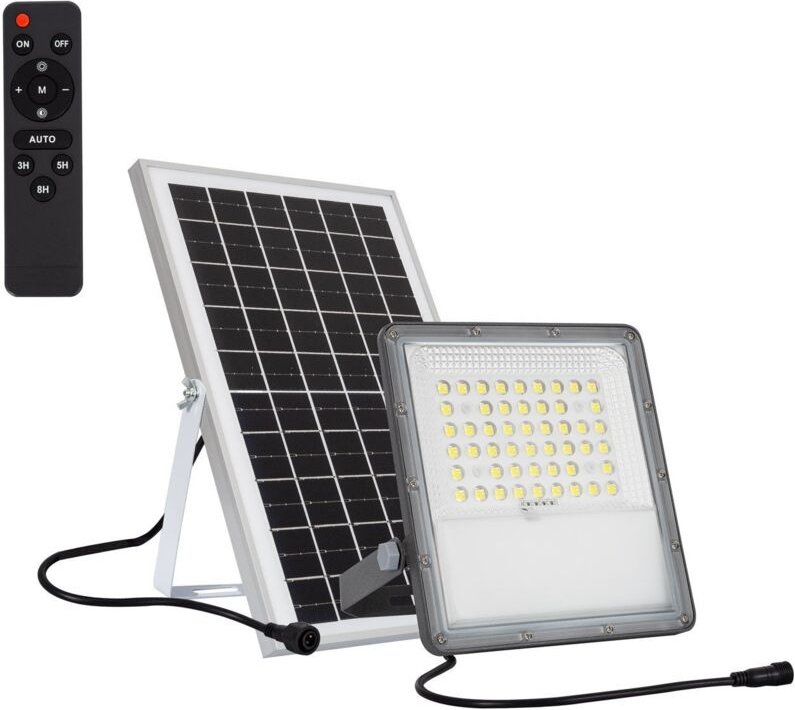 Efectoled - led- Fluter Solar 10W 100lm/W ip 65 mit Fernbedienung 6000K Kaltweiß