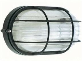 Plaf. Picc. Ovaler Käfig aus schwarzer Industrielinie