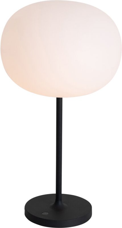 Moderne Tischleuchte weiß wiederaufladbar - Maloi