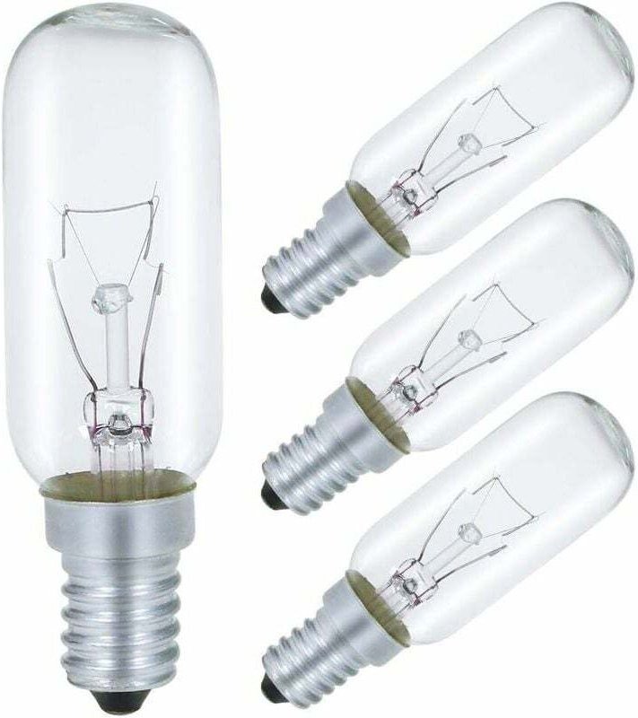 E14 40W Dunstabzugshaubenlampe, T25 230V Glühbirne, warmweiß 2700K, dimmbar, 4er-Pack