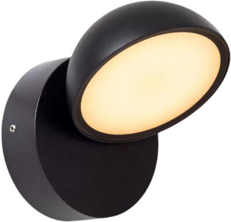 Trade Shop - 12 Watt IP54 Outdoor-LED-Applikation mit Tecnologie CCT 3 Beleuchtungsschirme 570-3C - Dunkelgrau