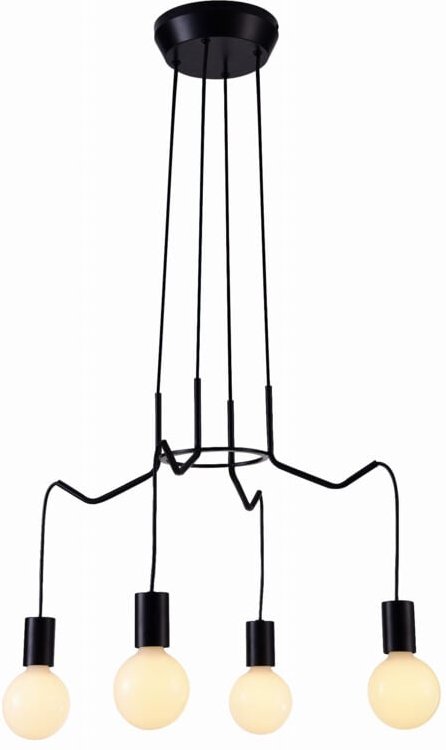 Candellux BASSO 34-71019 schwarzer Kronleuchter
