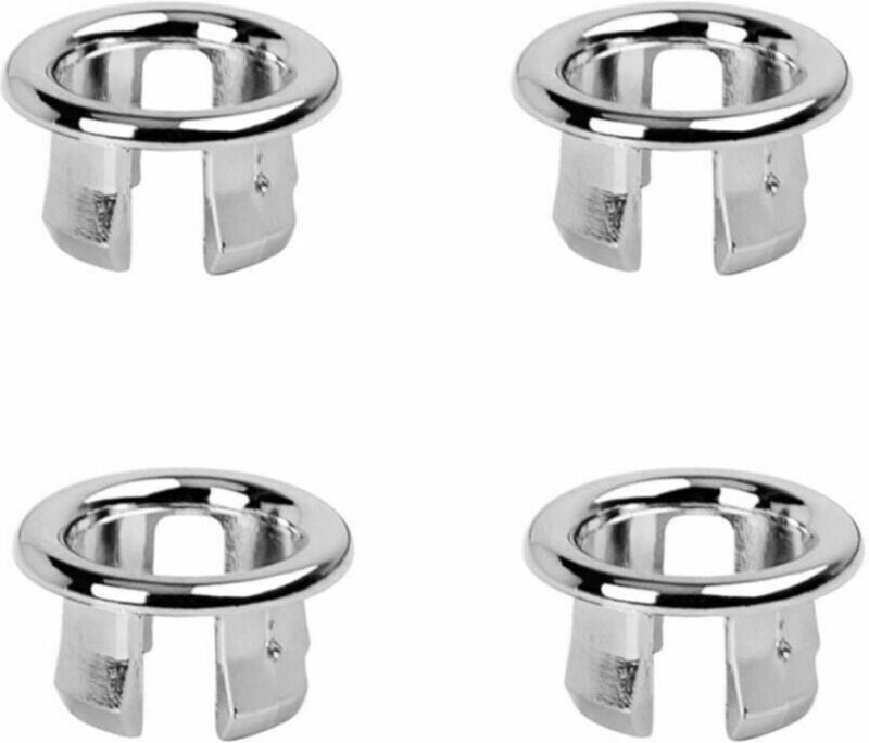 Linghhang - 4er Set Waschbecken-Überlaufringe, Ersatzteile für Badezimmer- oder Küchenspülen.