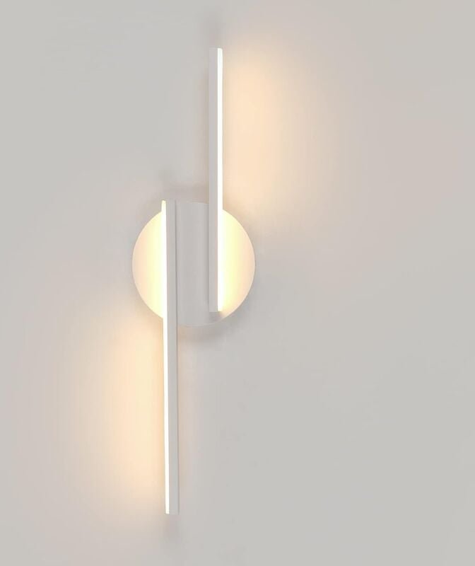 GOECO LED-Wandleuchte für den Innenbereich, moderne Wandleuchte, Aluminium-Wandleuchte für Wohnzimmer, Flur, Badezimmer,...