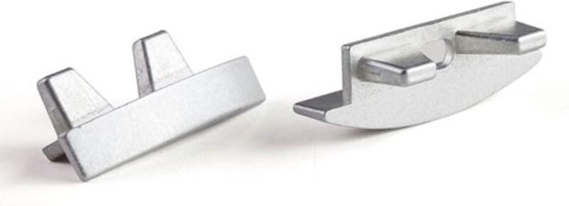 Velleman - LEDsON alu-endkappe für led-profil 'RSLW8' - ohne kabelloch - silber