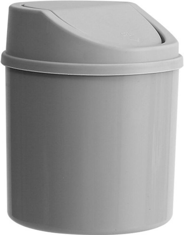 Gabrielle - Tischmülleimer, kleiner Schreibtisch-Mülleimer mit Deckel, wiederverwendbarer Kunststoff-Mülleimer, Tischmül...