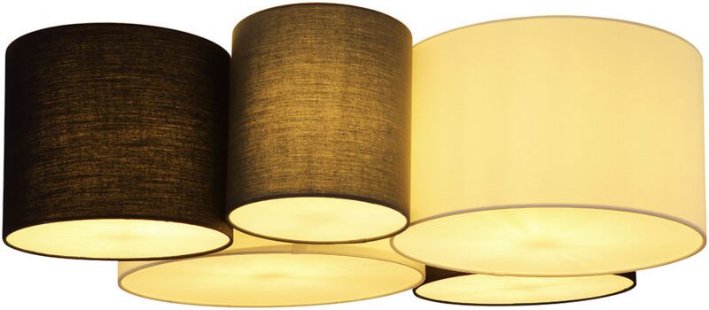 Globo - deckenleuchte - Makki - weiß - metall - LEDE27 -