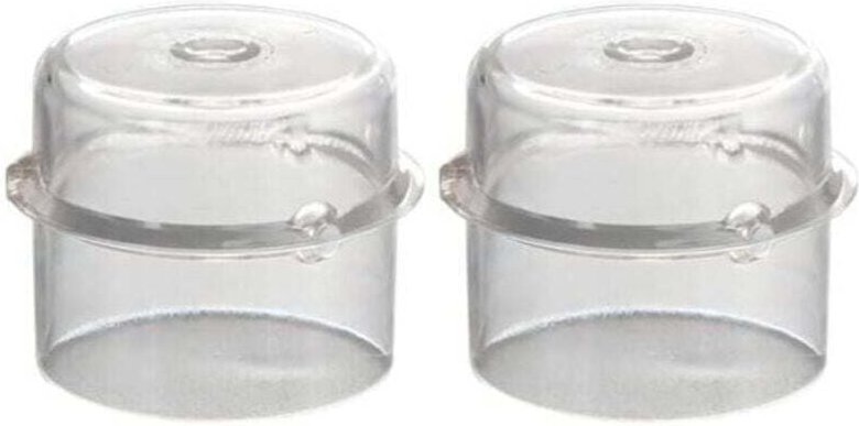 Set mit 2 Messbecherdeckeln (100 ml) für Thermomix TM5, TM6 und TM31 Küchenmaschinen, transparente Ersatzteile für Mixer