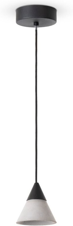 Pendelleuchte Esstisch Hängelampe Esstischlampe Beton Retro Vintage Lampe Schwarz-Beton, Typ 1 - Paco Home