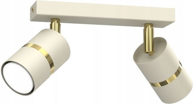 Lampe Deckenleuchte 2-Punkt Deckenleuchte Strip Gu10 Spot Gold Led Gu10