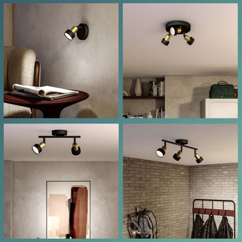 Conduit 8720169299931 Deckenstrahler GU10 Schwarz, Gold - Philips